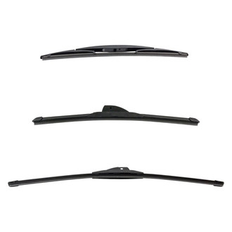 DIY Solutions® - Driver (22"), Passenger Side (16") and Rear (14") Black Wiper Blade Set