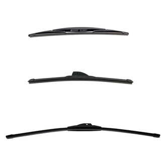DIY Solutions® - Driver (24"), Passenger Side (16") and Rear (14") Black Wiper Blade Set