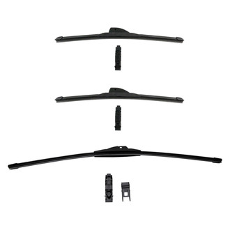 DIY Solutions® - Driver (24"), Passenger Side (16") and Rear (16") Black Wiper Blade Set