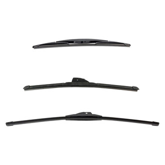 DIY Solutions® - Driver (22"), Passenger Side (17") and Rear (14") Black Wiper Blade Set