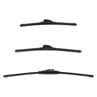 DIY Solutions® - Driver (22"), Passenger Side (17") and Rear (15") Black Wiper Blade Set
