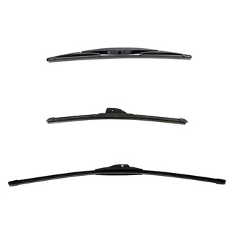 DIY Solutions® - Driver (24"), Passenger Side (17") and Rear (14") Black Wiper Blade Set