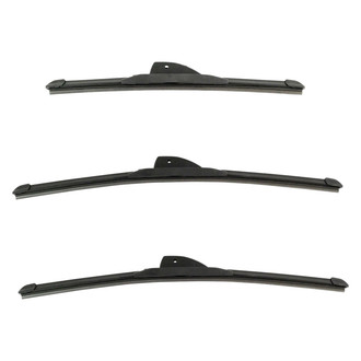 DIY Solutions® - Driver (18"), Passenger Side (18") and Rear (13") Black Wiper Blade Set