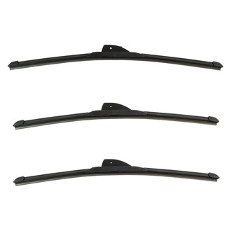 DIY Solutions® - Driver (18"), Passenger Side (18") and Rear (20") Black Wiper Blade Set