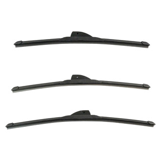 DIY Solutions® - Driver (19"), Passenger Side (18") and Rear (16") Black Wiper Blade Set