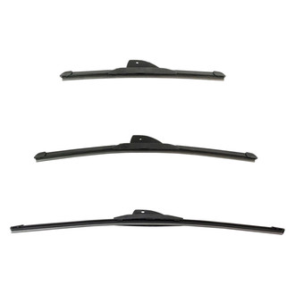 DIY Solutions® - Driver (21"), Passenger Side (18") and Rear (13") Black Wiper Blade Set