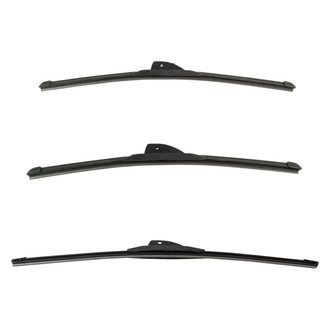 DIY Solutions® - Driver (18"), Passenger Side (21") and Rear (20") Black Wiper Blade Set