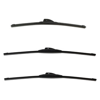DIY Solutions® - Driver (21"), Passenger Side (21") and Rear (18") Black Wiper Blade Set