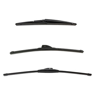 DIY Solutions® - Driver (22"), Passenger Side (18") and Rear (12") Black Wiper Blade Set