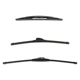 DIY Solutions® - Driver (22"), Passenger Side (18") and Rear (12") Black Wiper Blade Set