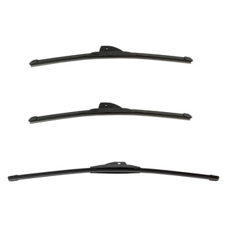 DIY Solutions® - Driver (22"), Passenger Side (18") and Rear (18") Black Wiper Blade Set