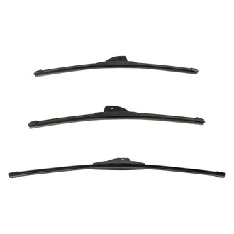DIY Solutions® - Driver (22"), Passenger Side (18") and Rear (19") Black Wiper Blade Set