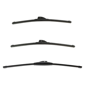 DIY Solutions® - Driver (22"), Passenger Side (18") and Rear (20") Black Wiper Blade Set