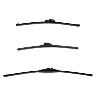 DIY Solutions® - Driver (24"), Passenger Side (18") and Rear (11") Black Wiper Blade Set