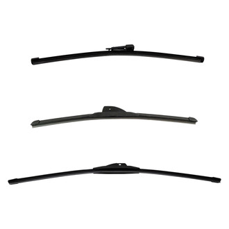 DIY Solutions® - Driver (24"), Passenger Side (18") and Rear (12") Black Wiper Blade Set