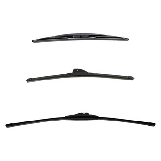 DIY Solutions® - Driver (24"), Passenger Side (18") and Rear (14") Black Wiper Blade Set