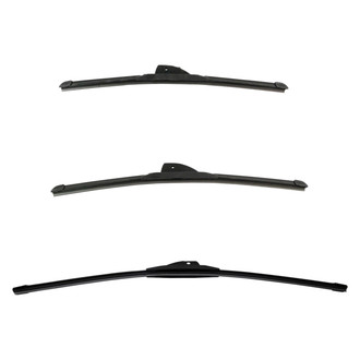 DIY Solutions® - Driver (24"), Passenger Side (18") and Rear (17") Black Wiper Blade Set