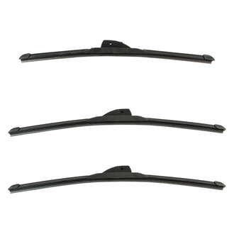 DIY Solutions® - Driver (19"), Passenger Side (19") and Rear (17") Black Wiper Blade Set