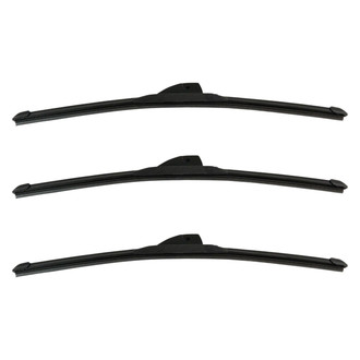 DIY Solutions® - Driver (19"), Passenger Side (19") and Rear (19") Black Wiper Blade Set