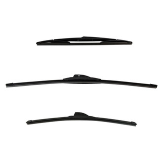 DIY Solutions® - Driver (21"), Passenger Side (19") and Rear (14") Black Wiper Blade Set