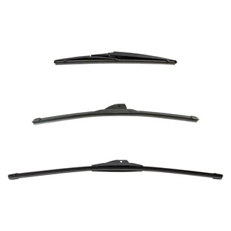 DIY Solutions® - Driver (22"), Passenger Side (19") and Rear (12") Black Wiper Blade Set