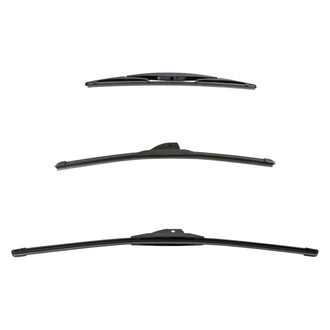DIY Solutions® - Driver (22"), Passenger Side (19") and Rear (14") Black Wiper Blade Set