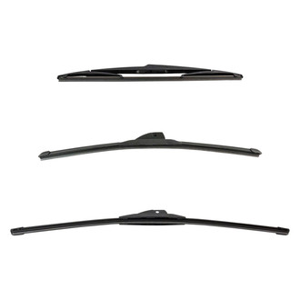 DIY Solutions® - Driver (22"), Passenger Side (19") and Rear (14") Black Wiper Blade Set