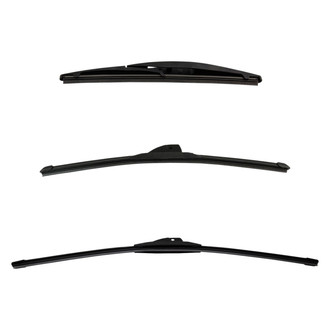 DIY Solutions® - Driver (24"), Passenger Side (19") and Rear (10") Black Wiper Blade Set