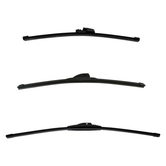DIY Solutions® - Driver (24"), Passenger Side (19") and Rear (11") Black Wiper Blade Set