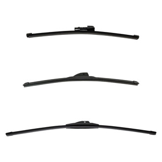 DIY Solutions® - Driver (24"), Passenger Side (19") and Rear (11") Black Wiper Blade Set