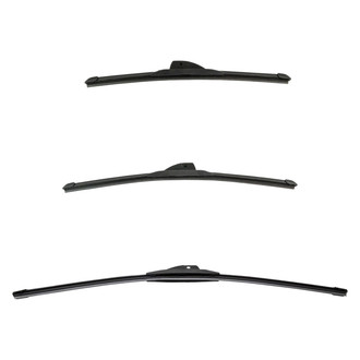 DIY Solutions® - Driver (24"), Passenger Side (19") and Rear (15") Black Wiper Blade Set
