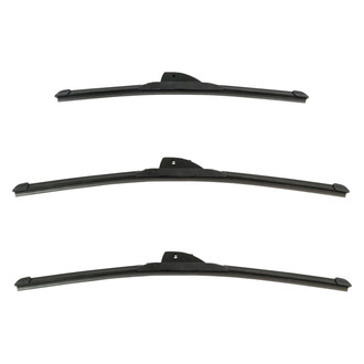 DIY Solutions® - Driver (20"), Passenger Side (20") and Rear (16") Black Wiper Blade Set