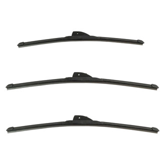 DIY Solutions® - Driver (20"), Passenger Side (20") and Rear (18") Black Wiper Blade Set