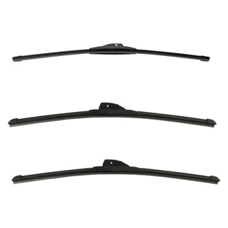 DIY Solutions® - Driver (20"), Passenger Side (20") and Rear (22") Black Wiper Blade Set