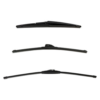 DIY Solutions® - Driver (26"), Passenger Side (20") and Rear (12") Black Wiper Blade Set