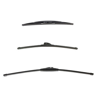DIY Solutions® - Driver (26"), Passenger Side (20") and Rear (14") Black Wiper Blade Set