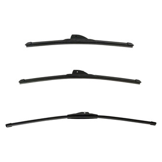 DIY Solutions® - Driver (26"), Passenger Side (20") and Rear (16") Black Wiper Blade Set