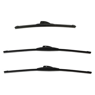 DIY Solutions® - Driver (21"), Passenger Side (21") and Rear (15") Black Wiper Blade Set