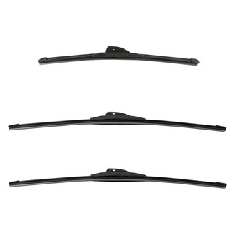 DIY Solutions® - Driver (21"), Passenger Side (21") and Rear (17") Black Wiper Blade Set