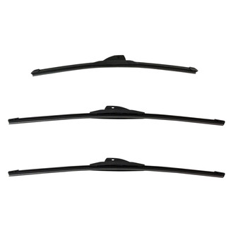 DIY Solutions® - Driver (21"), Passenger Side (21") and Rear (19") Black Wiper Blade Set