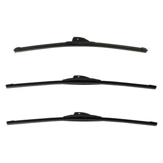 DIY Solutions® - Driver (21"), Passenger Side (21") and Rear (20") Black Wiper Blade Set