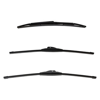 DIY Solutions® - Driver (22"), Passenger Side (21") and Rear (16") Black Wiper Blade Set