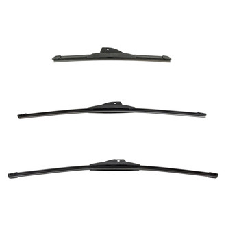 DIY Solutions® - Driver (22"), Passenger Side (21") and Rear (13") Black Wiper Blade Set