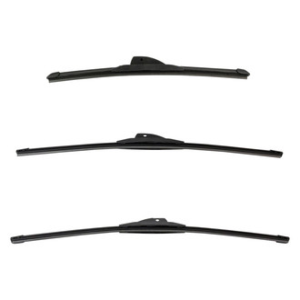 DIY Solutions® - Driver (22"), Passenger Side (21") and Rear (15") Black Wiper Blade Set