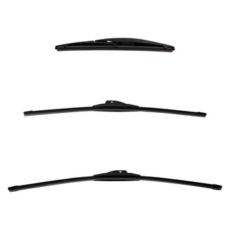 DIY Solutions® - Driver (24"), Passenger Side (21") and Rear (10") Black Wiper Blade Set