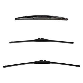 DIY Solutions® - Driver (24"), Passenger Side (21") and Rear (12") Black Wiper Blade Set