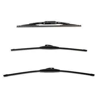 DIY Solutions® - Driver (24"), Passenger Side (21") and Rear (13") Black Wiper Blade Set