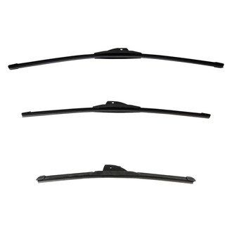 DIY Solutions® - Driver (24"), Passenger Side (21") and Rear (17") Black Wiper Blade Set