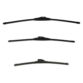 DIY Solutions® - Driver (24"), Passenger Side (21") and Rear (18") Black Wiper Blade Set