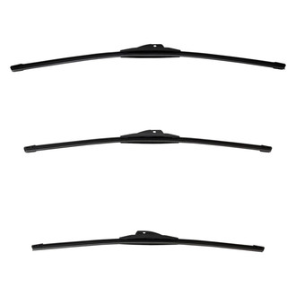 DIY Solutions® - Driver (24"), Passenger Side (21") and Rear (22") Black Wiper Blade Set